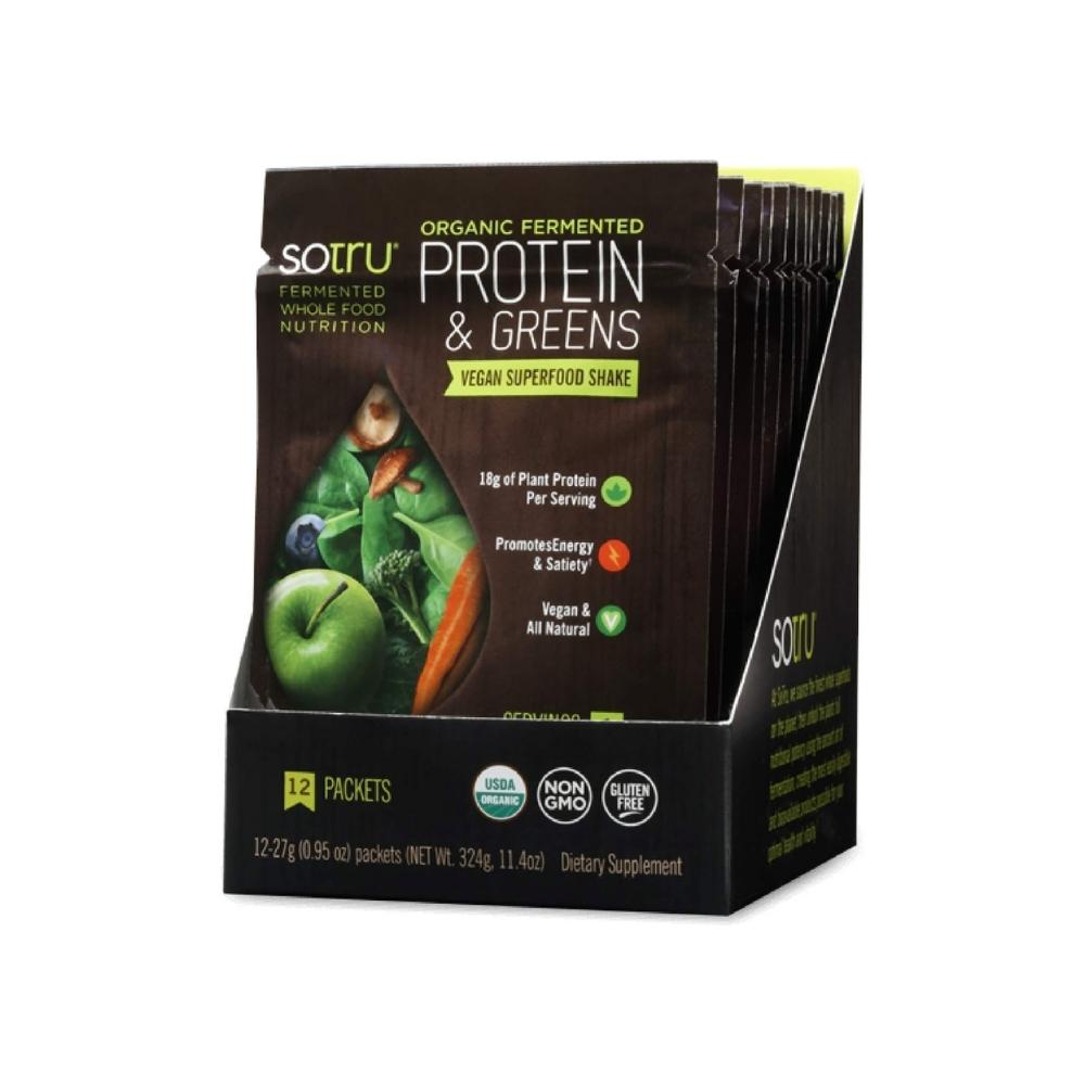 SoTru Organic Fermented Protein & Greens 